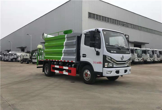 國六東風(fēng)藍(lán)牌5方灑水抑塵車